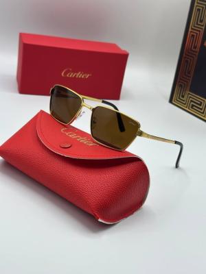 Cartier Kahverengi İthal Unisex Güneş Gözlük G3778