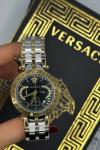 VERSACE Chrono Master Gold-Gümüş Erkek Saat  S489