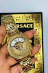 Versace Titanyum Gold Erkek Kol Saati  S434