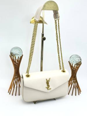 YSL CALYPSO CROSSBODY KREM KADIN ÇANTA VLT397